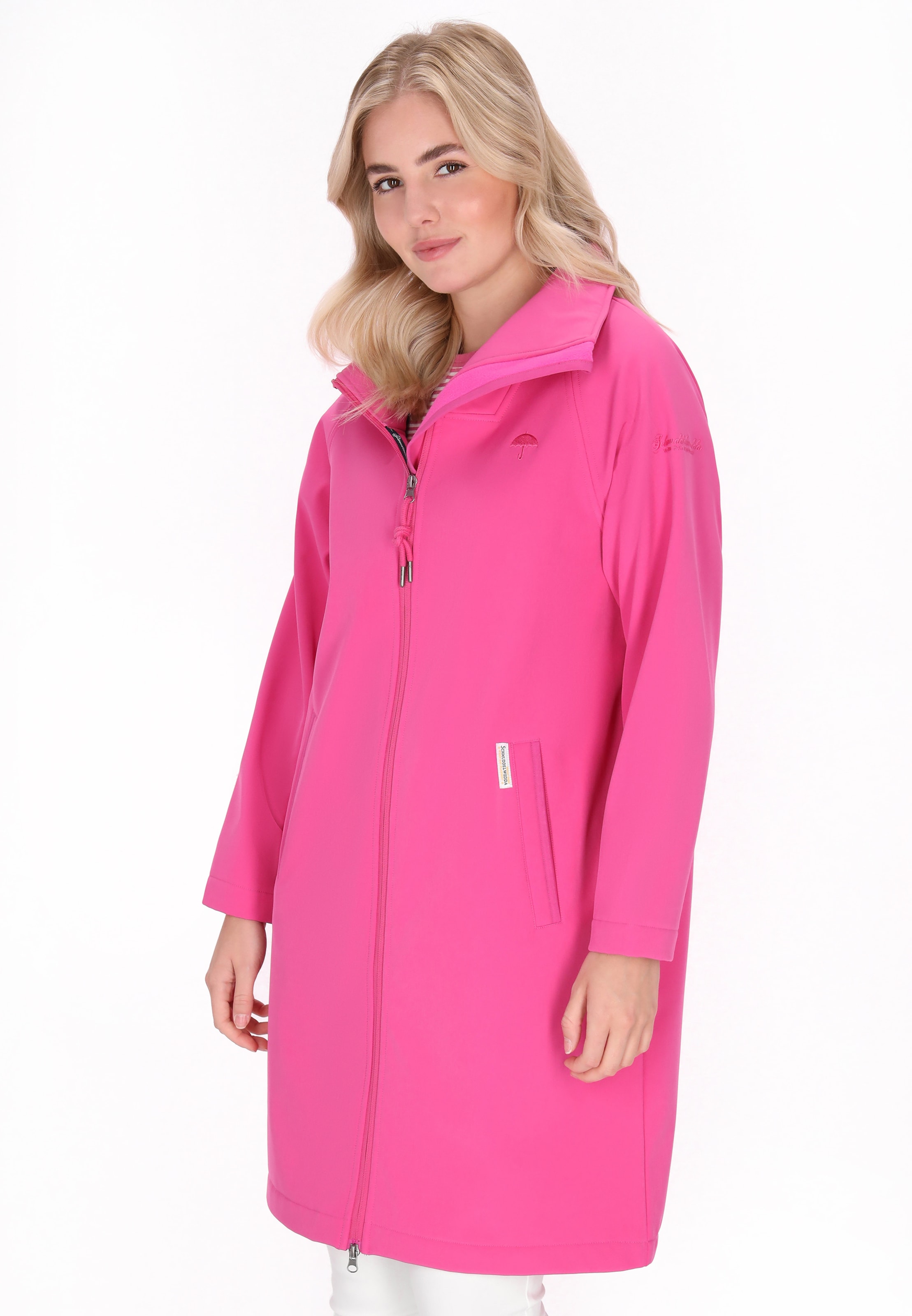 Schmuddelwedda Funktionsjacke in Pink: Vorderseite