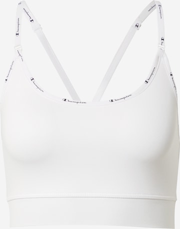 Champion Authentic Athletic Apparel Sports Bra in White: front