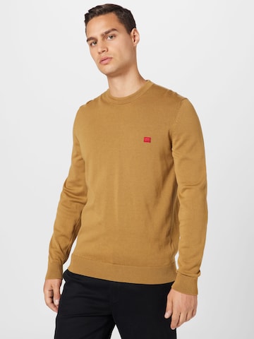 HUGO Red Pullover 'San Cassius-C1' in Gelb: predná strana