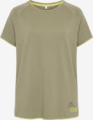 LAURASØN Shirt in Groen: voorkant