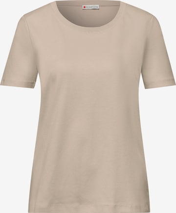 STREET ONE T-Shirt in Beige: Vorderseite