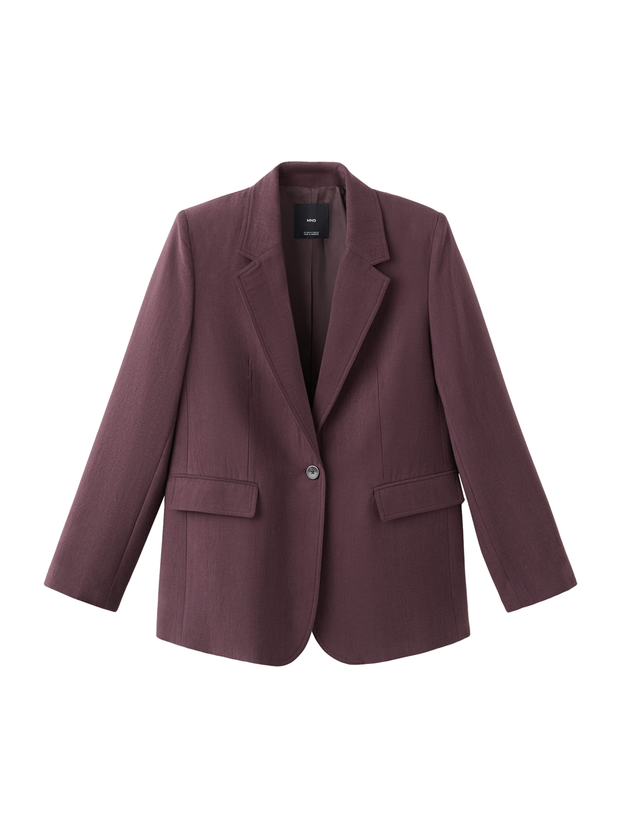 Blazer 'Veronica' MANGO en violet : devant