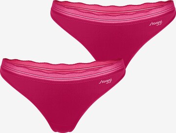 SLOGGI String ' Blue GO Blush ' in Pink: front