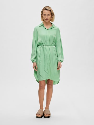 Robe-chemise SELECTED FEMME en vert