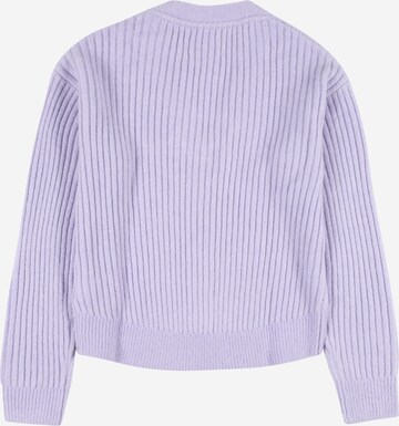 Calvin Klein Jeans Knit Cardigan in Purple