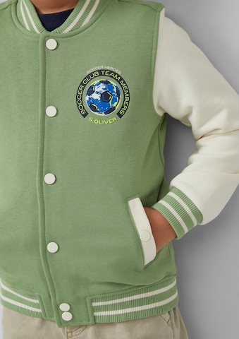 Veste de survêtement s.Oliver en vert