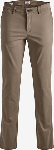 Coupe slim Pantalon chino 'JJIMARCO' Jack & Jones Plus en beige : devant