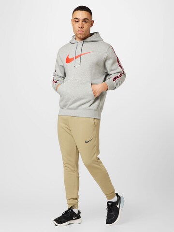 Nike Sportswear Sweatshirt 'Repeat' in Grau