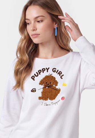Sweat-shirt MYMO en blanc