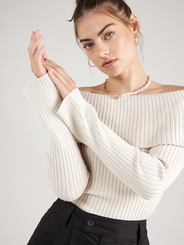 Pull-over 'Olivia' millane en blanc