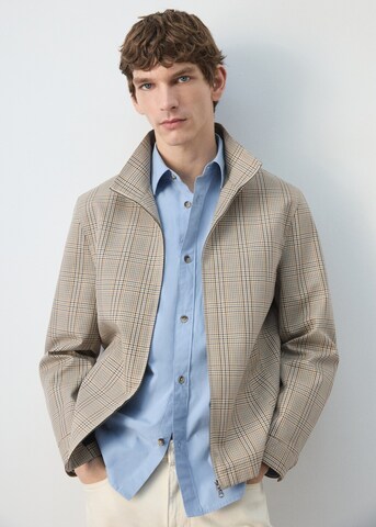 MANGO MAN Between-Season Jacket 'Gabrion' in Grey