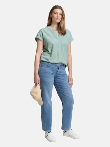 Tom Tailor Women + Blouse in Green