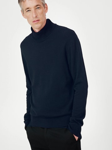 SANVT Pullover 'The Merino Roll Neck'‌‌‌‌‌‌ in Blau