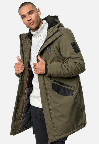 INDICODE JEANS Parka ' Anflame ' in Grün