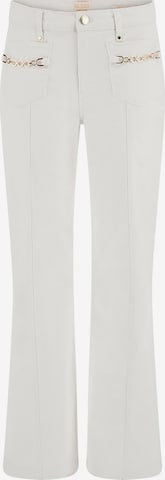 GUESS Tapered Jeans in White: front