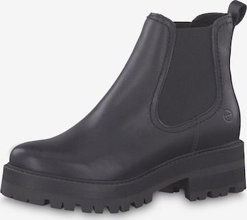 TAMARIS Chelsea boots in Black: front