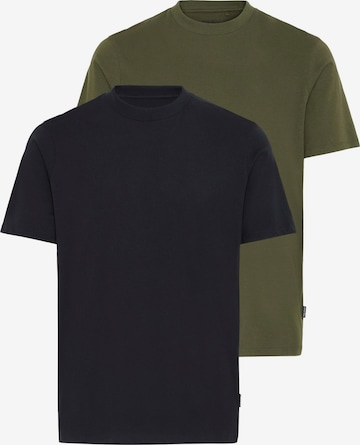 Maglietta ' BHIVO 2 pack ' di BLEND in verde: frontale