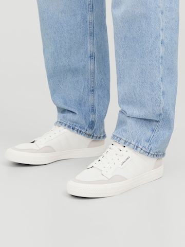 JACK & JONES Nizke superge 'JFWMOrden Combo' | bela barva: sprednja stran