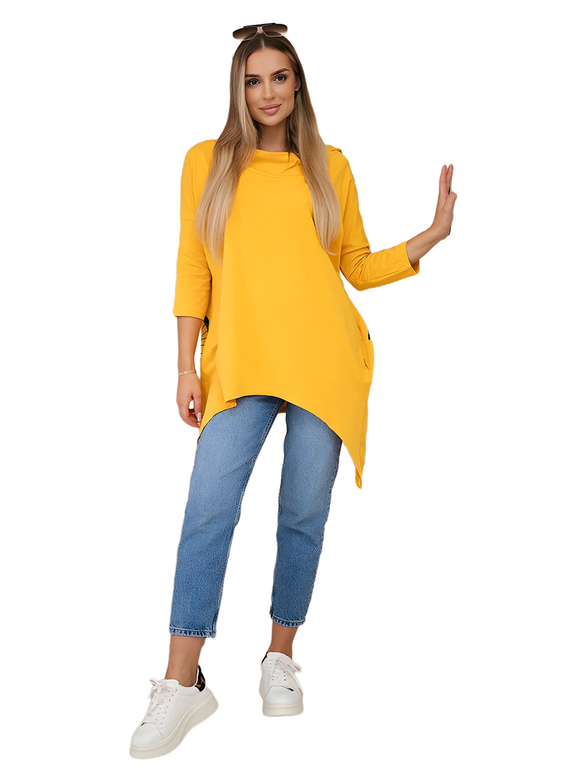 Lumera Bluzka sportowa w kolorze żółty
