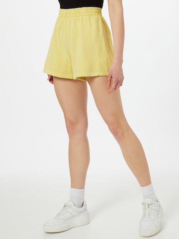 Loosefit Pantalon 'ONLSMILEY' ONLY en jaune : devant
