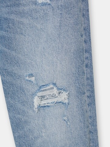 Pull&Bear Slimfit Jeansy w kolorze niebieski