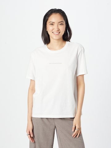 T-shirt 'Terina' MSCH COPENHAGEN en blanc : devant