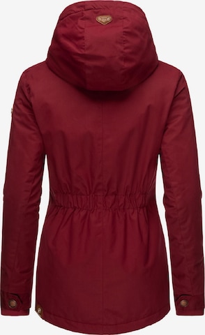 Ragwear Winter Jacket 'Monade II' in Red
