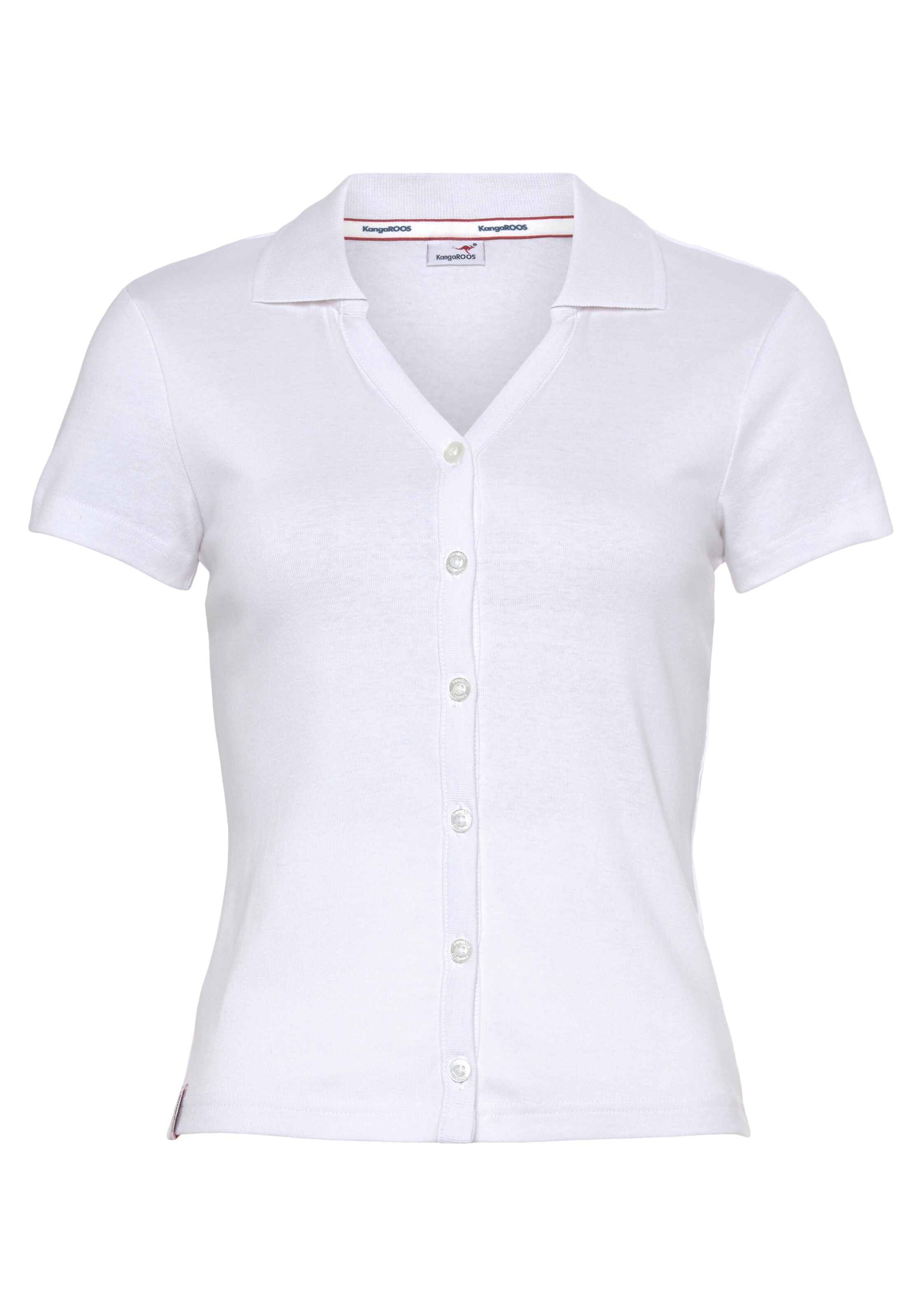 KangaROOS Funktionsshirt in Weiß: Vorderseite