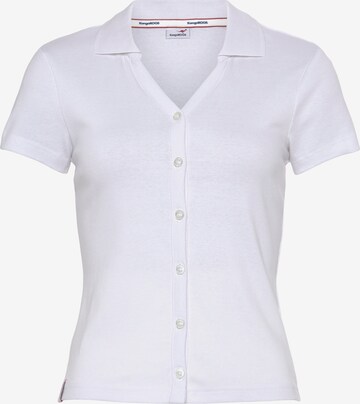 KangaROOS Performance Shirt in White: front