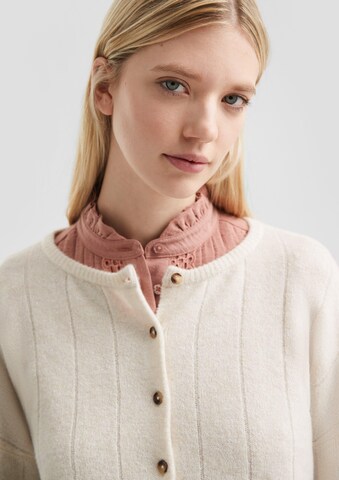 QS Gebreid vest in Beige