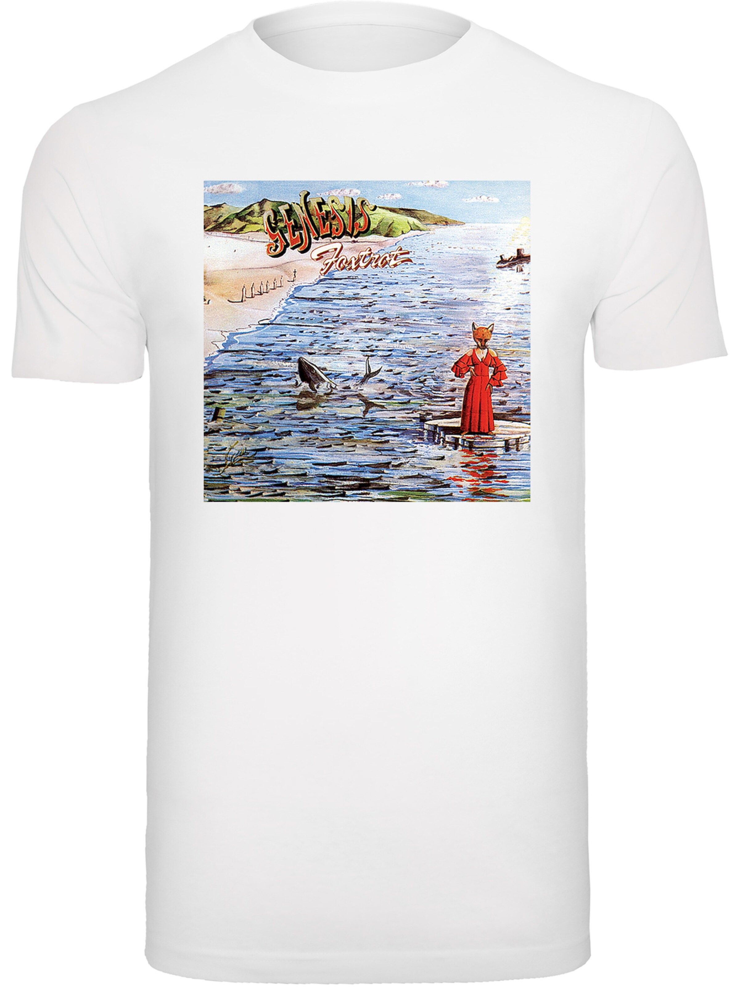 F4NT4STIC Shirt in Wit: voorkant