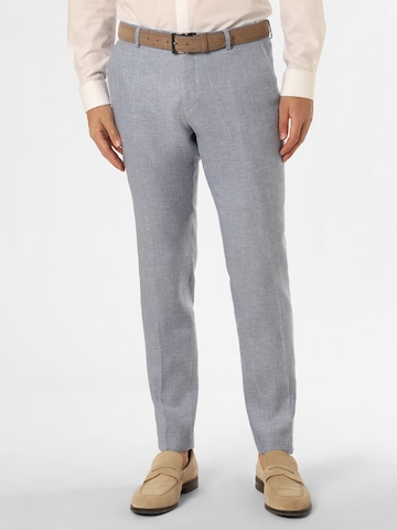 CG CLUB OF GENTS Slim fit Trousers with creases 'Paco' in Blue: front