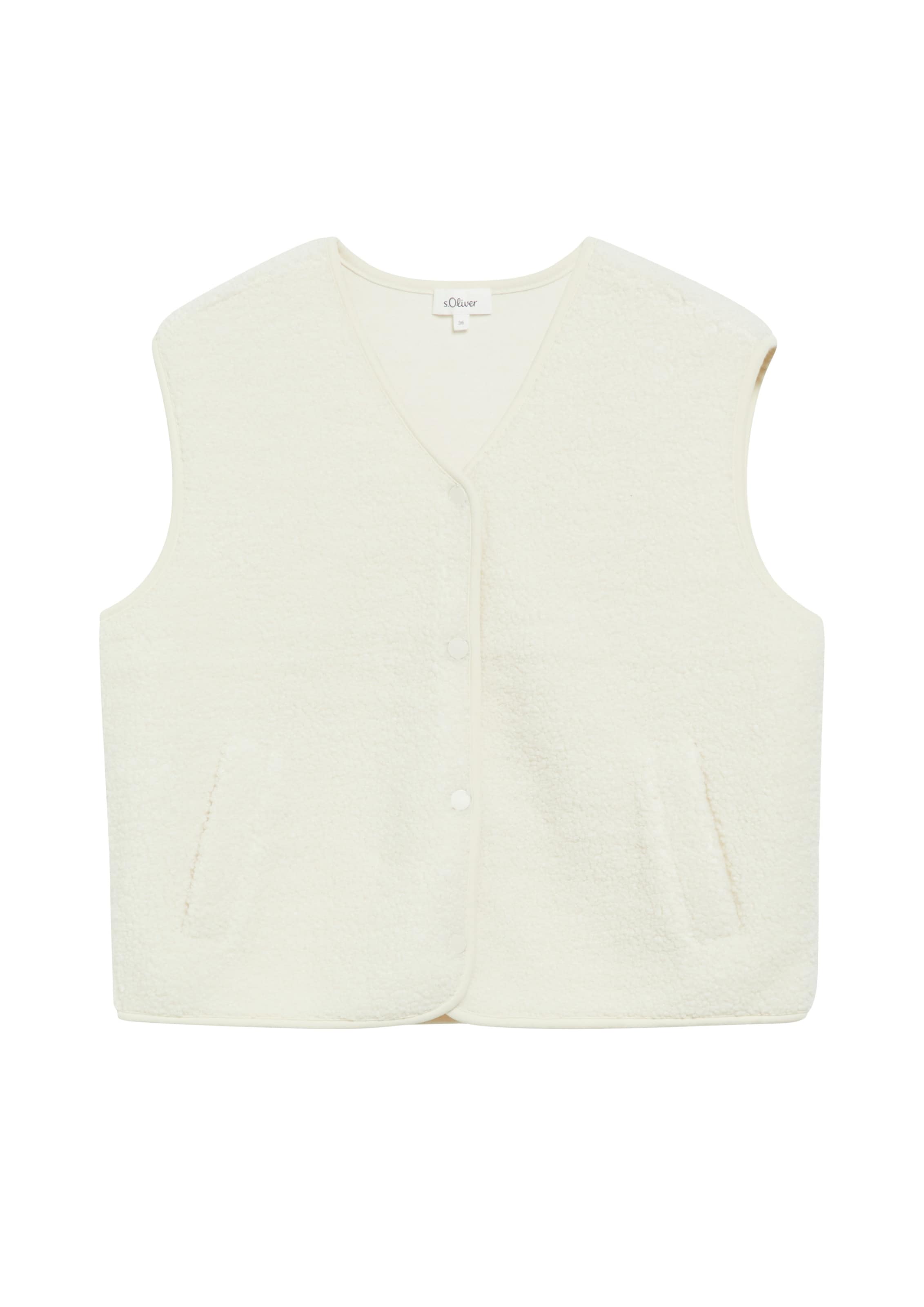 s.Oliver Weste in Beige: Vorderseite