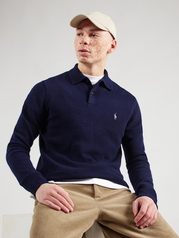 mėlyna Polo Ralph Lauren Megztinis: priekis