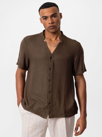 Antioch Regular fit Overhemd in Bruin