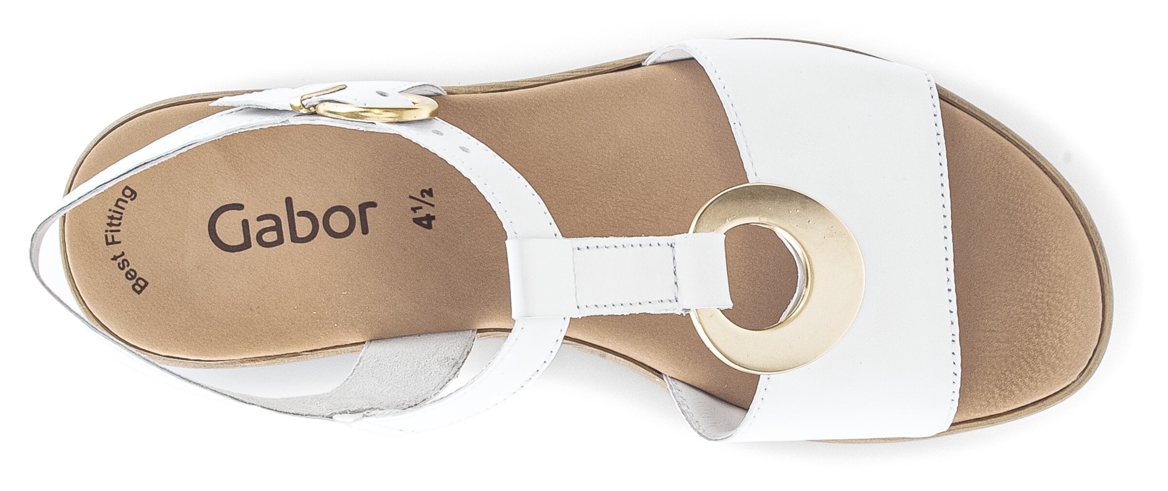 GABOR Sandaal in Wit