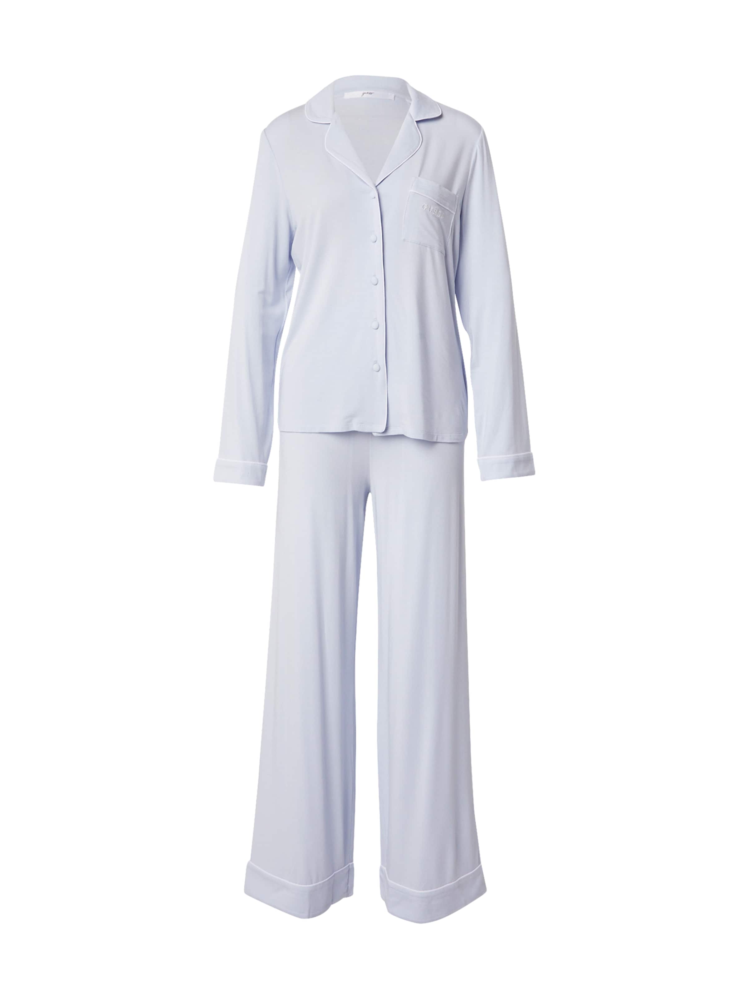 GUESS Пижама 'CARLYN' в синьо: отпред