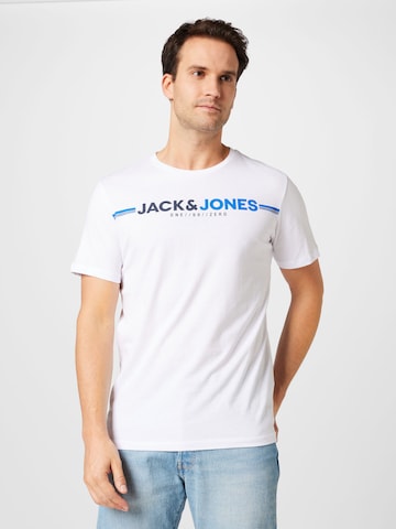 JACK & JONES Shirt 'FREDERIK' in White: front