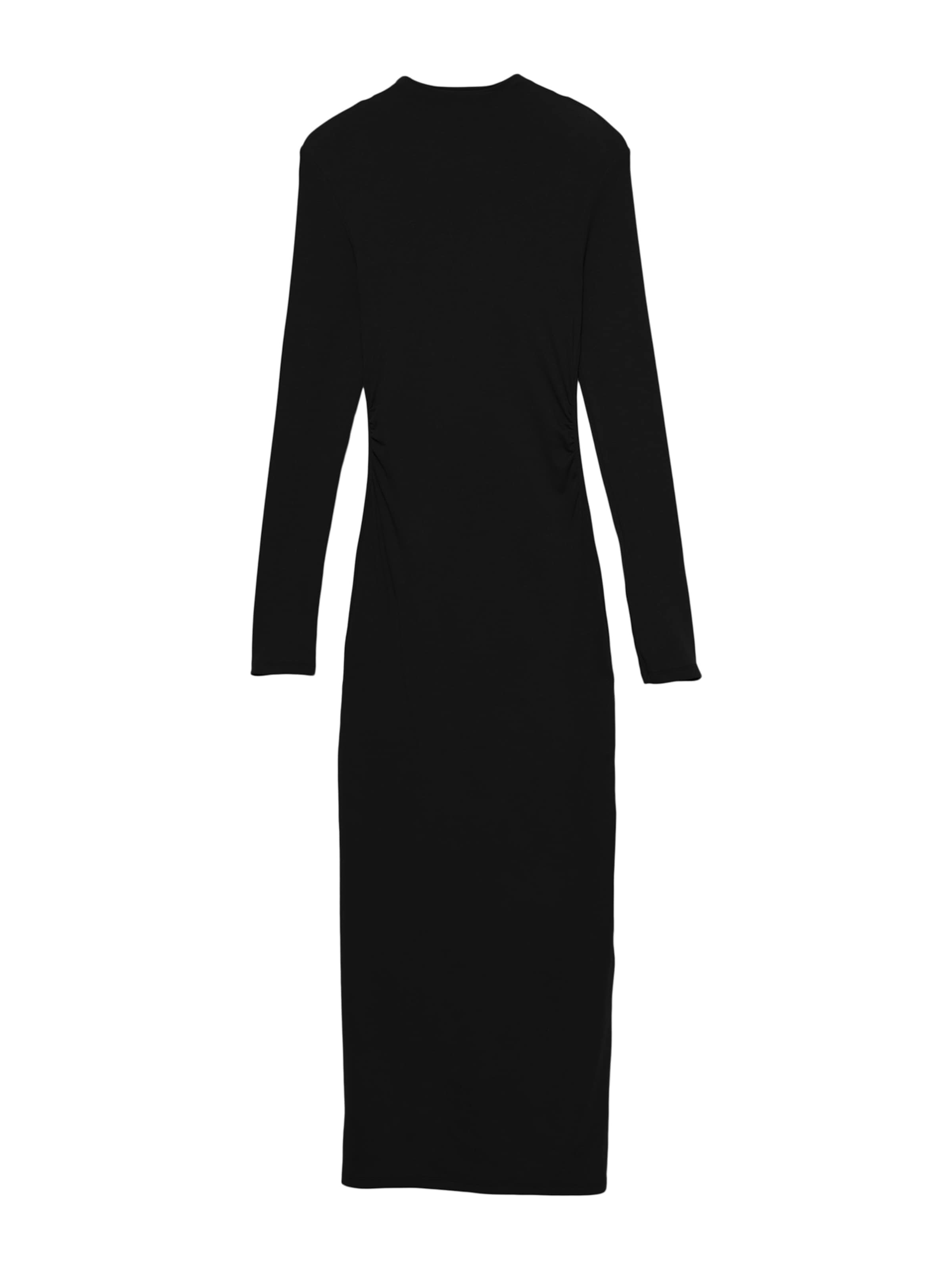 Pull&Bear Рокля в черно: отпред