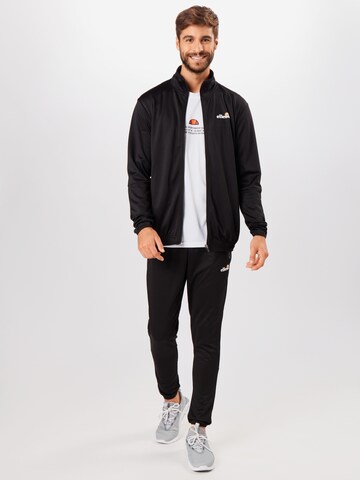 ELLESSE - Ajuste regular Sudadera con cremallera deportiva 'Marzo' en negro