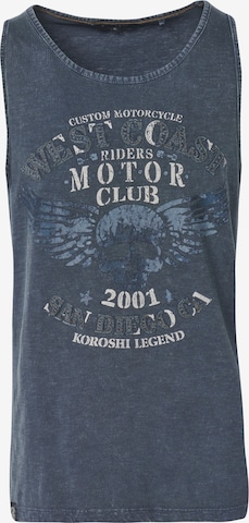 KOROSHI Paita värissä sininen: etupuoli