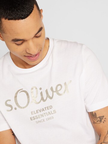 T-Shirt s.Oliver en blanc