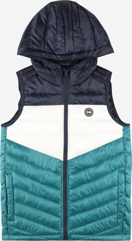 Gilet 'HERO' Jack & Jones Junior en vert : devant