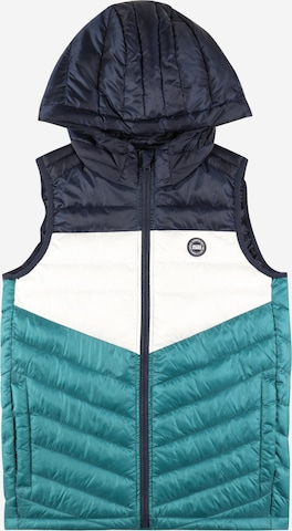 Jack & Jones Junior Bodywarmer 'HERO' in Groen: voorkant