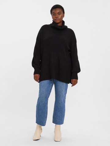 Vero Moda Curve Sweater 'SAYLA' in Black