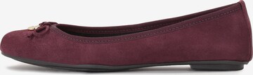 Kazar Ballet Flats in Red: front