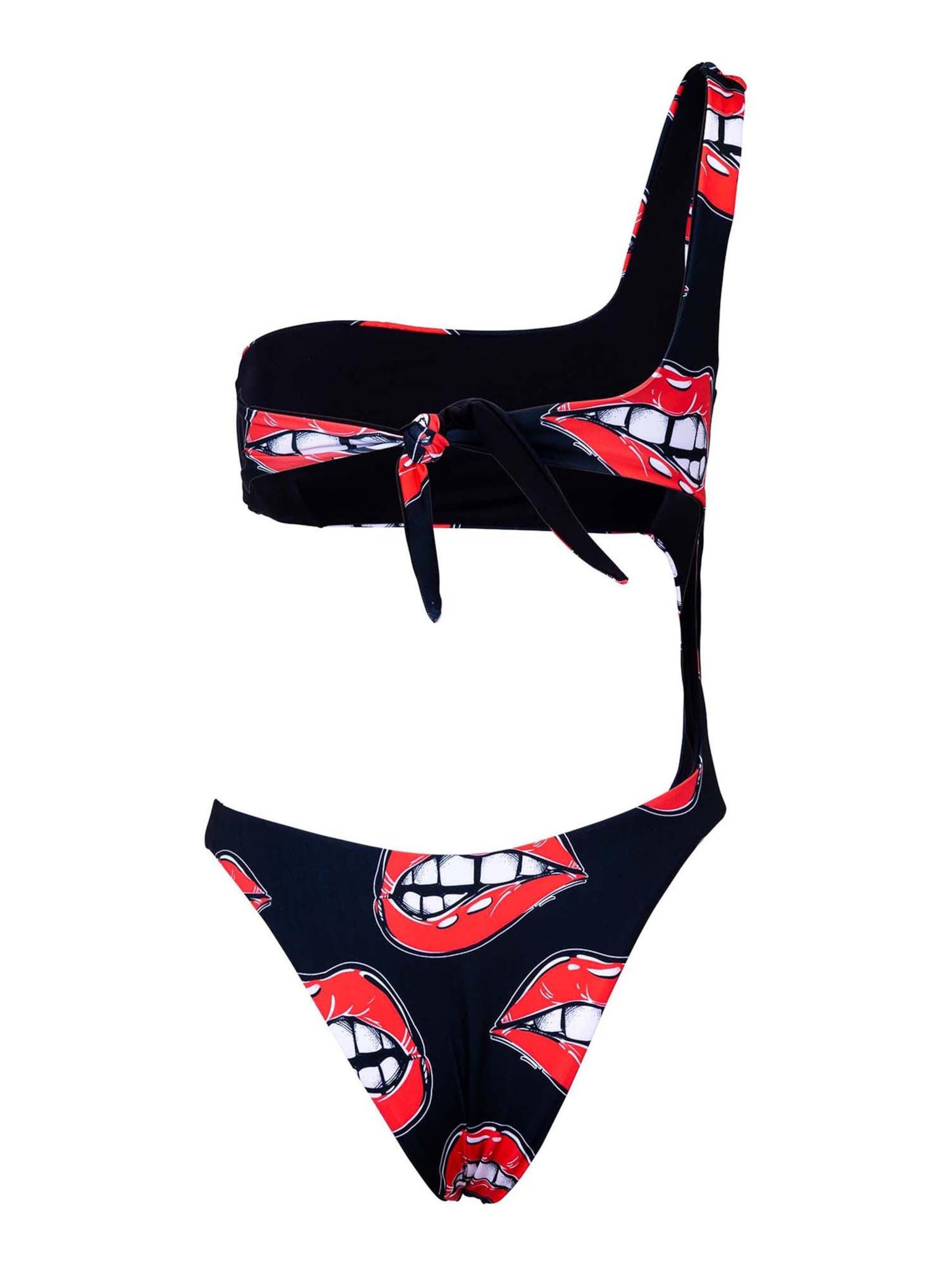 Kalaia Bandeau Bikini 'Champagne Trikini'‌‌‌‌‌‌‌‌ in Schwarz