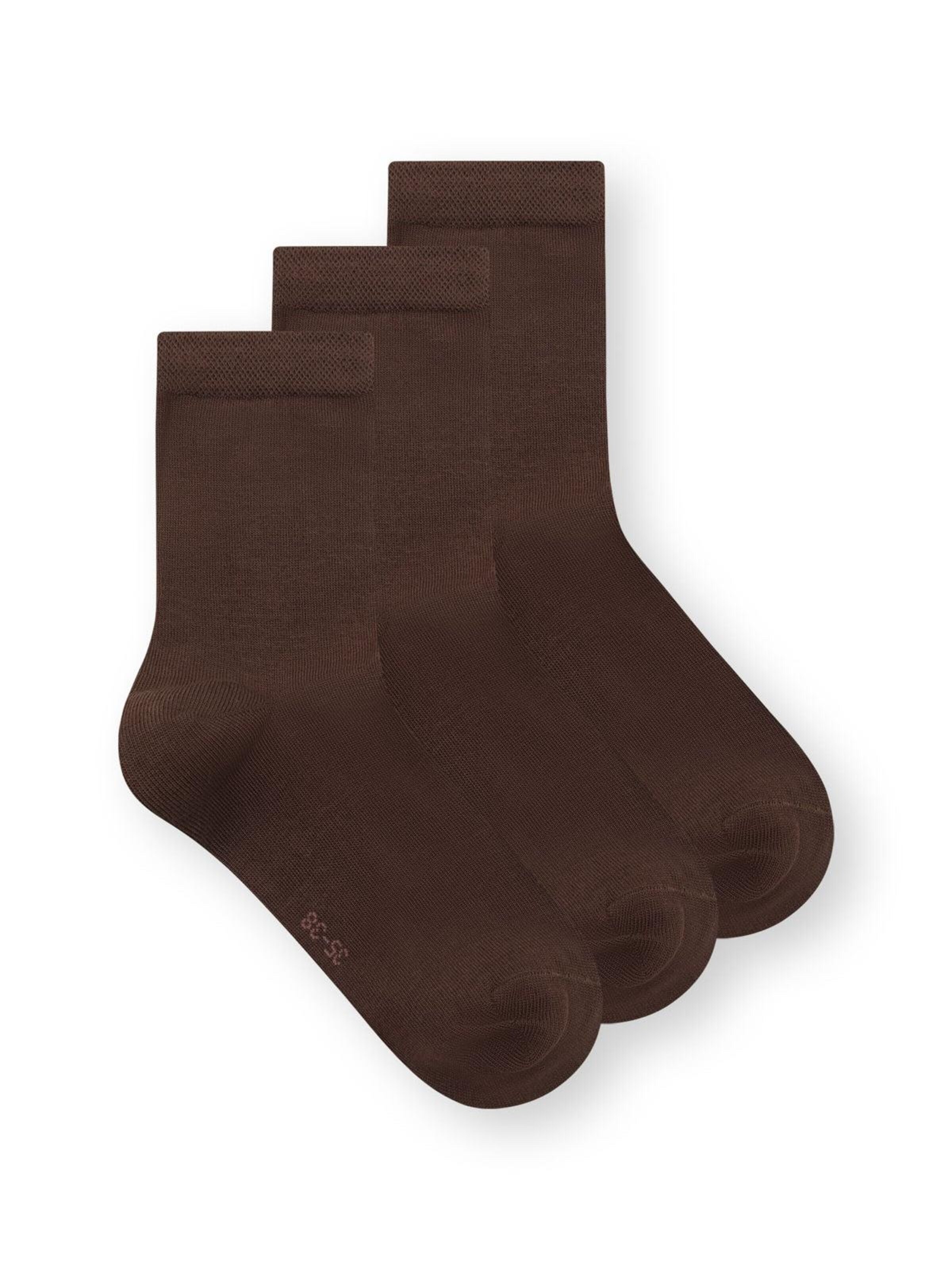 ThokkThokk Socken‌‌‌‌‌‌‌ in Braun: Vorderseite