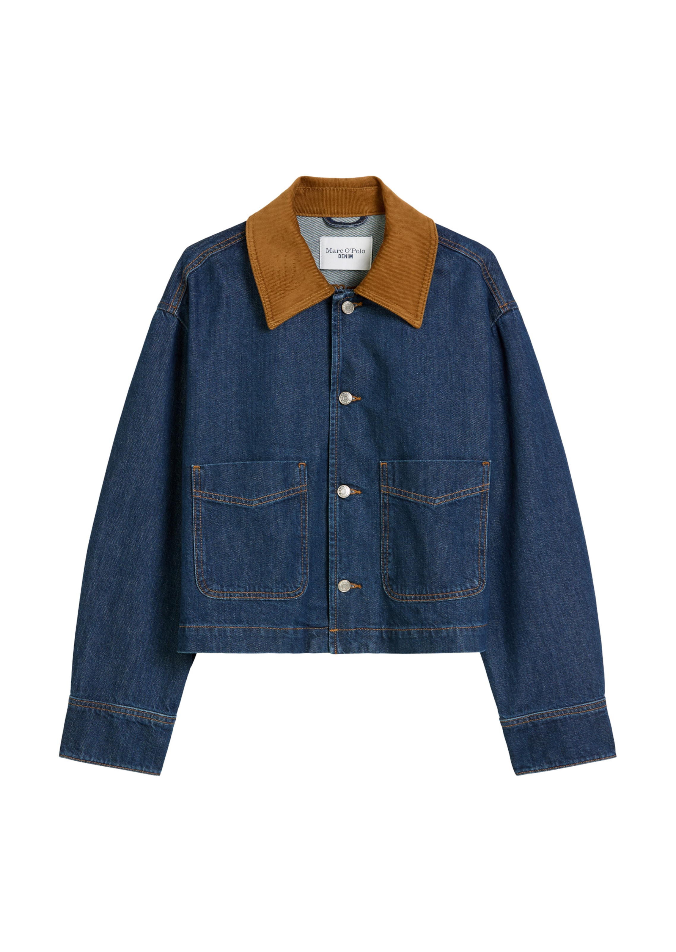 Marc O'Polo DENIM Tussenjas in Blauw: voorkant