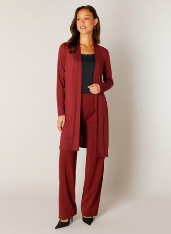 BASE LEVEL Knit Cardigan in Red